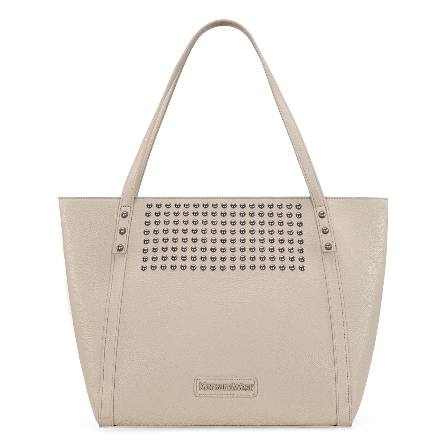 Montana West Tote Bag for Women Rivets Purses and Handbags Shoulder Bag with Zipper