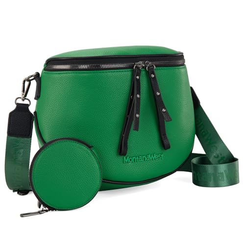 Montana West Crossbody Bags Bum Bag for Women Girls Large Sling Bag with Adjustable Strap and Coin Purse