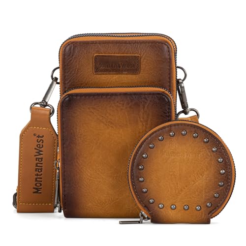 Montana West Small Crossbody Bag Cellphone Purse for Women with Coin Purse
