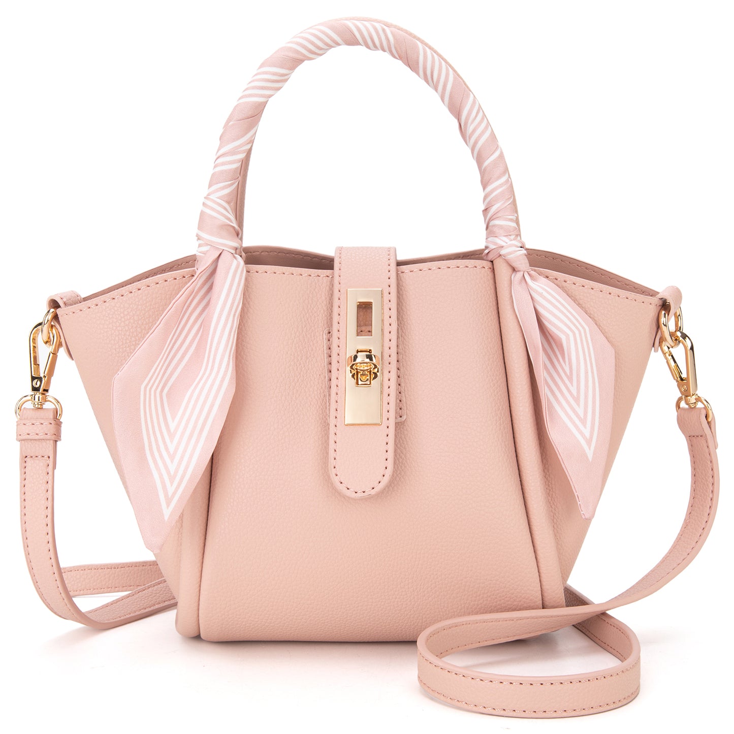 MC-406 Milan Chiva Small Tote Hand Bag Purse with Pouch for Women