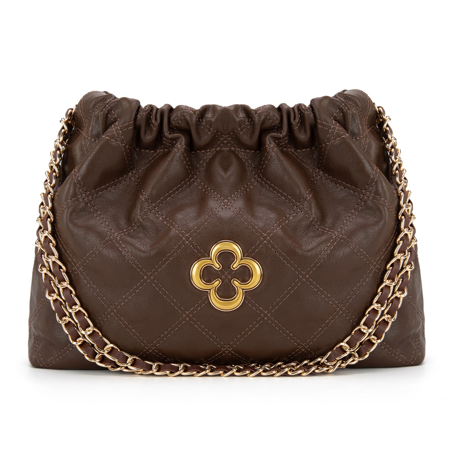 MC-411 Milan Chiva Gold Chain Strap Small Dumpling Bag For Women