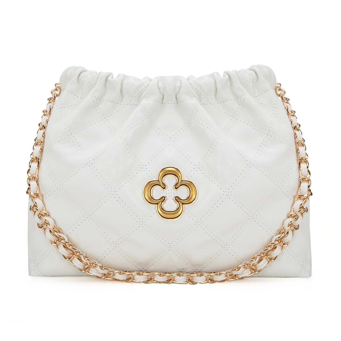 MC-411 Milan Chiva Gold Chain Strap Small Dumpling Bag For Women