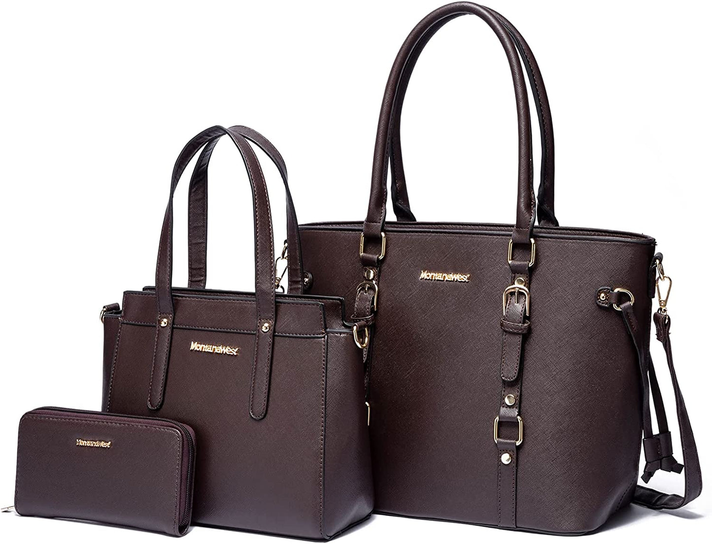 Montana West Purses and Handbags for Women 3PCS Tote Purse