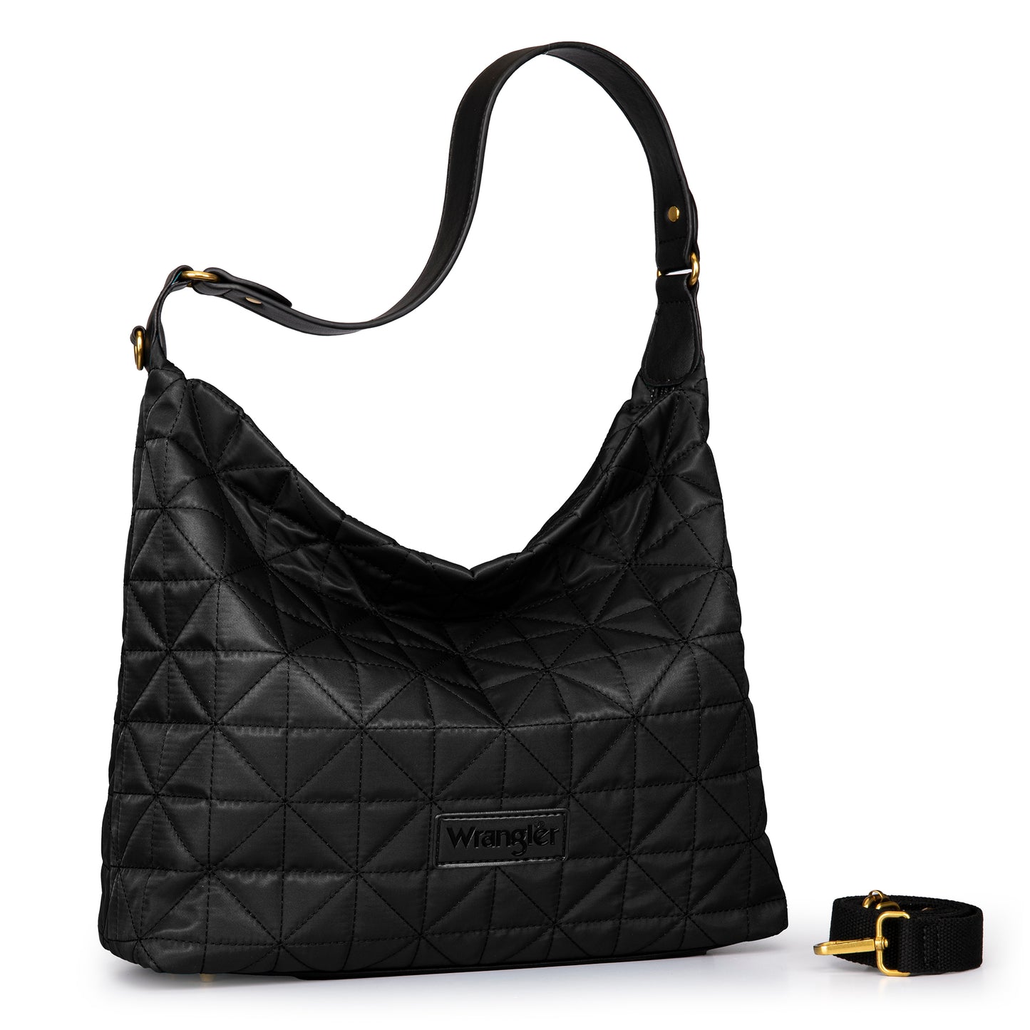 Wrangler Quilted Hobo bags Nylon Large Crossbody Bag