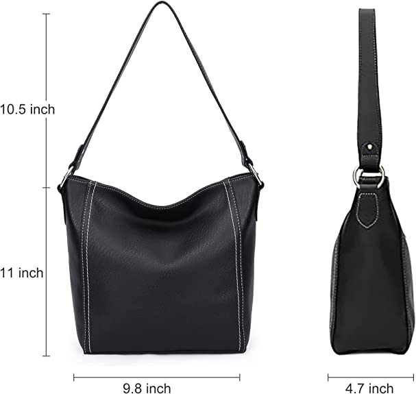 Montana West Purses for Women Vegan Leather Medium Shoulder Hobo Purses and Handbags