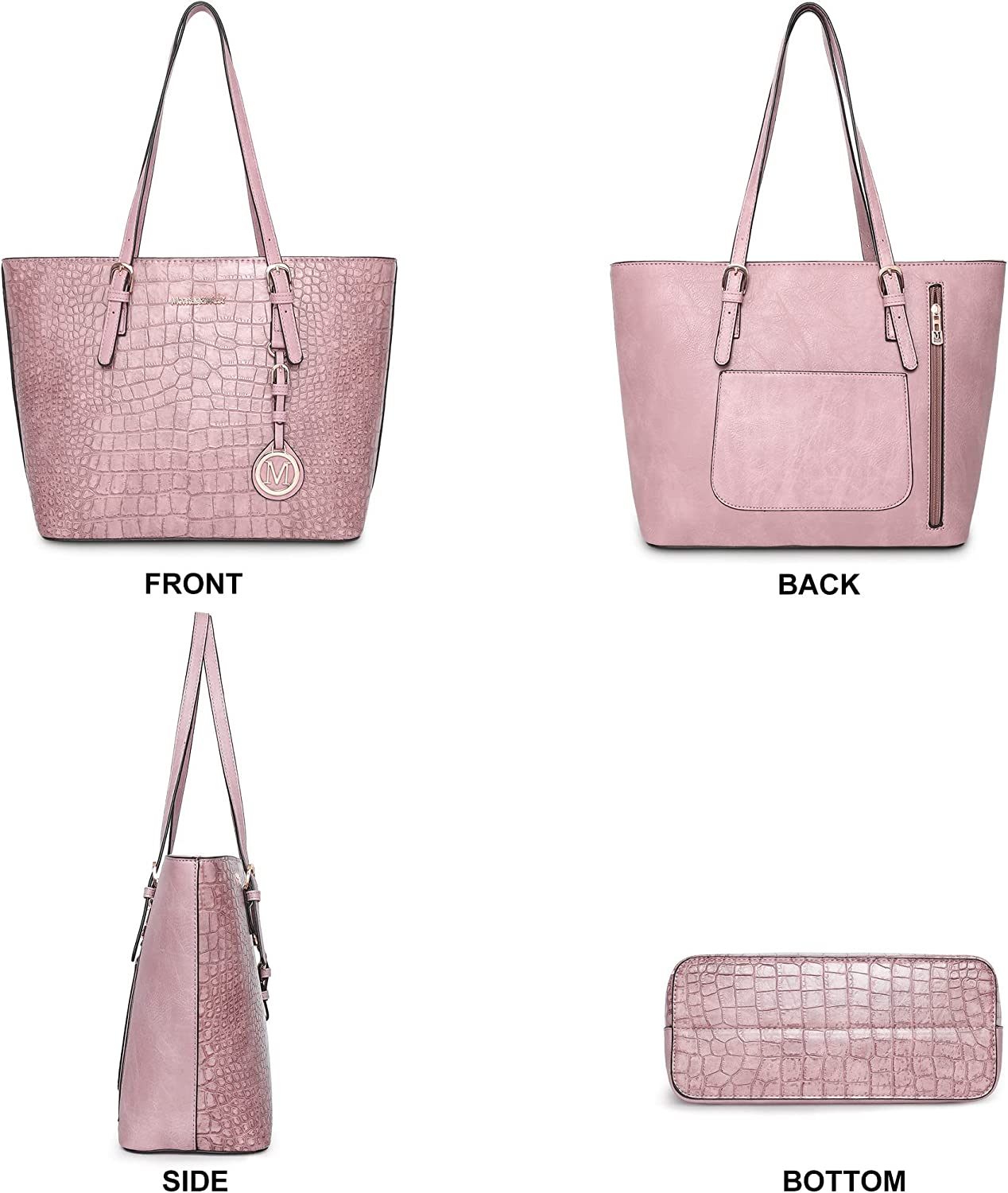 Montana West Totes Concealed Carry Purse Large Shoulder Handbag 3 Pcs