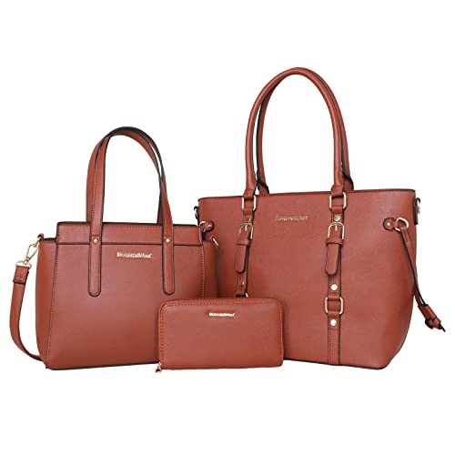 Montana West Purses and Handbags for Women 3PCS Tote Purse