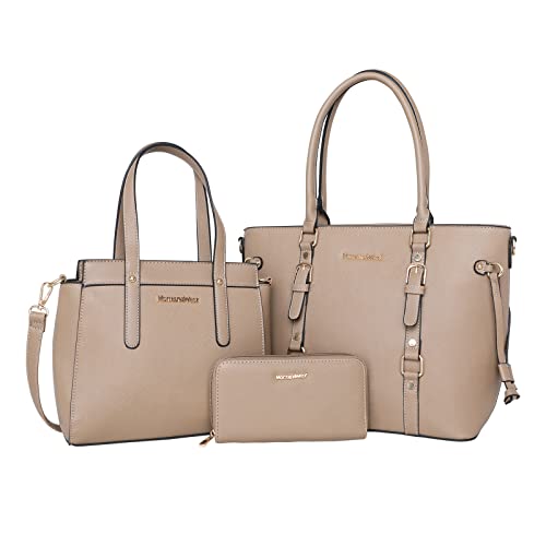 Montana West Purses and Handbags for Women 3PCS Tote Purse