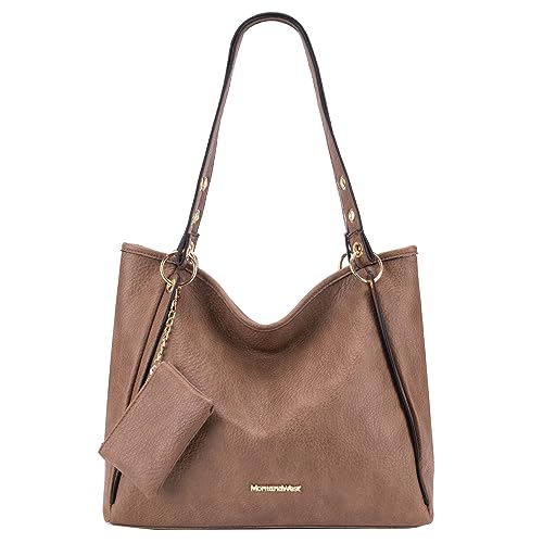 Montana West Hobo Bags for Women Top Handle Satchel Shoulder Purse Bucket Handbag