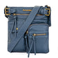 Montana West Crossbody Bag for Women Multi Pocket Shoulder Bags Medium Travel Purses Ultra Soft Washed Leather