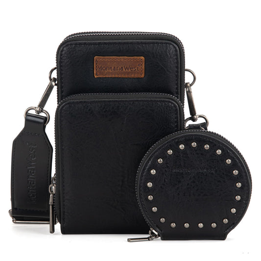 Montana West Small Crossbody Bag Cellphone Purse for Women with Coin Purse