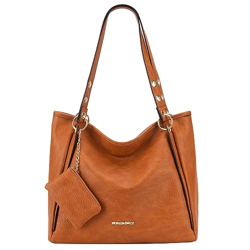 Montana West Hobo Bags for Women Top Handle Satchel Shoulder Purse Bucket Handbag