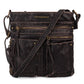 Montana West Crossbody Bag for Women Multi Pocket Shoulder Bags Medium Travel Purses Ultra Soft Washed Leather