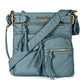 Montana West Crossbody Bag for Women Multi Pocket Shoulder Bags Medium Travel Purses Ultra Soft Washed Leather
