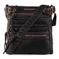 Montana West Crossbody Bag for Women Multi Pocket Shoulder Bags Medium Travel Purses Ultra Soft Washed Leather