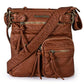 Montana West Crossbody Bag for Women Multi Pocket Shoulder Bags Medium Travel Purses Ultra Soft Washed Leather