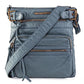 Montana West Crossbody Bag for Women Multi Pocket Shoulder Bags Medium Travel Purses Ultra Soft Washed Leather