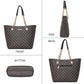 Montana West Handbags for Women Chain Shoulder Vegan Leather Tote Bag Top Handle Handbag