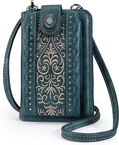 Montana West Small Quilted Cell Phone Purse for Women Soft Chain Crossbody  Cellphone Wallet Bag MWC-141GN: Handbags