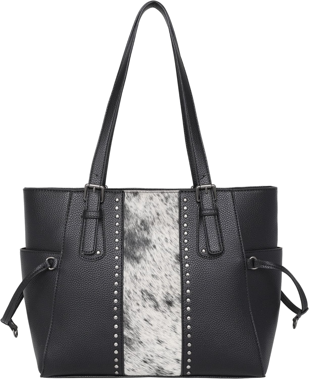 Trinity Ranch Hair on Hide Leather Concealed Carry Tote Bag