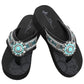 Montana West Patriotic Flip Flops for Women Western
