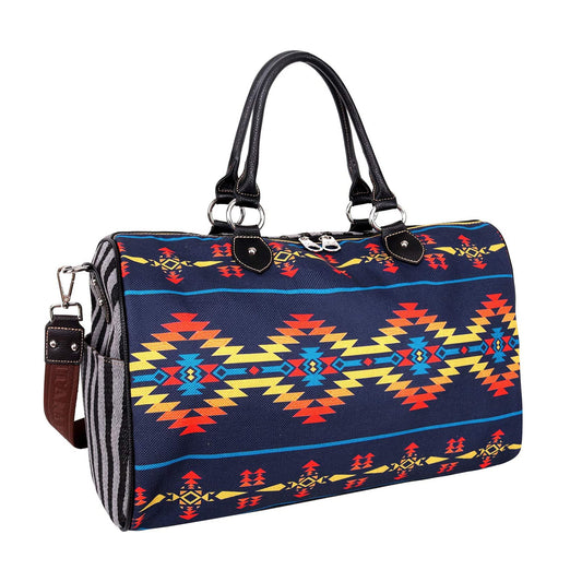 Montana West Canvas Travel Duffel Bags Western Aztec Sport Gym Bag