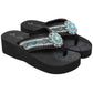 Montana West Patriotic Flip Flops for Women Western