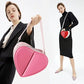 MC-1024 Milan Chiva Heart Shaped Mini Clutch Handbag and Purse