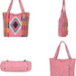 Montana West Women's Aztec Tapestry Concealed Carry Tote Vegan Leather Purses