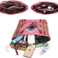 Montana West Women's Aztec Tapestry Concealed Carry Tote Vegan Leather Purses
