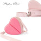 MC-1024 Milan Chiva Heart Shaped Mini Clutch Handbag and Purse