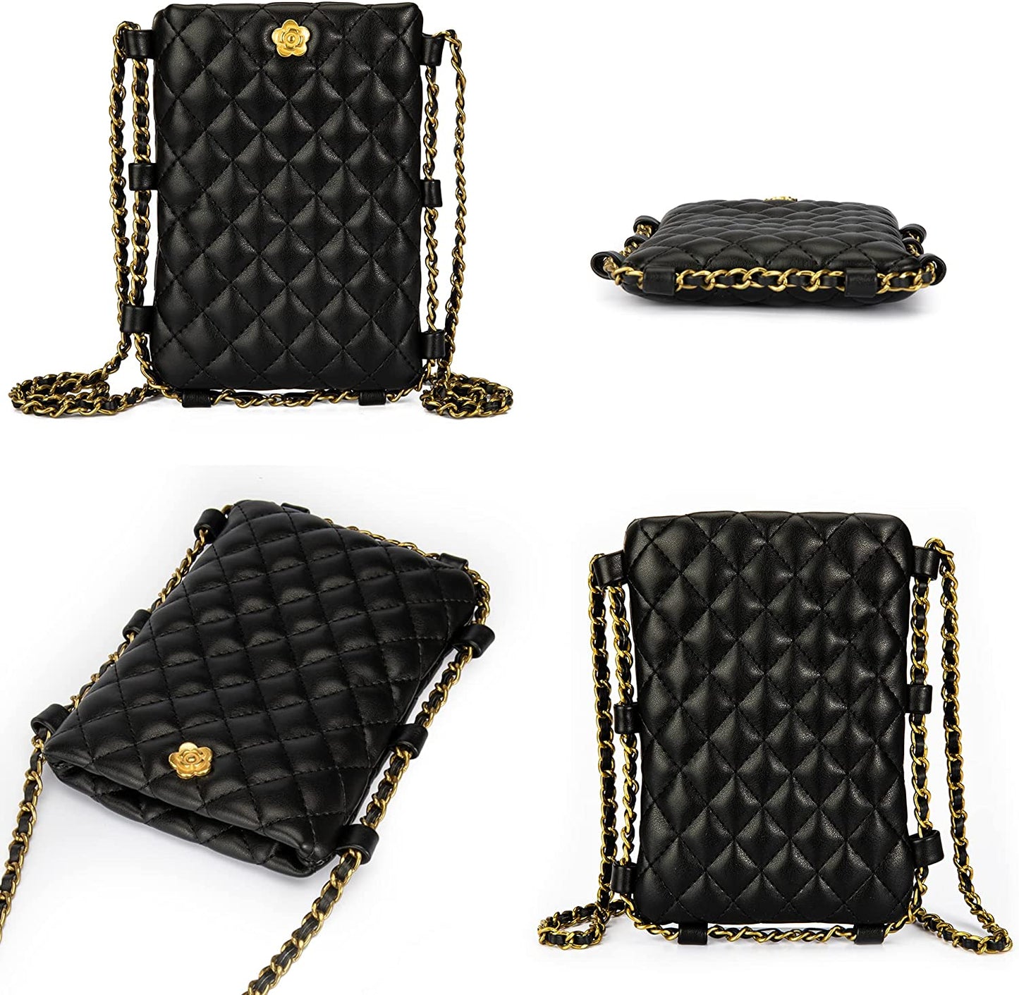 Montana West Quilted Small Crossbody Cell Phone Purse