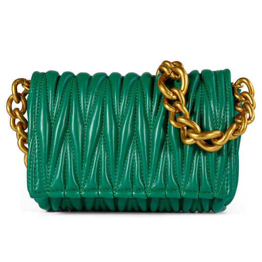 Montana West Quilted Purse for Women Chunky Chain Purses