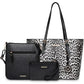 Montana West 3 pcs Handbag Set Leopard Print Tote Bag