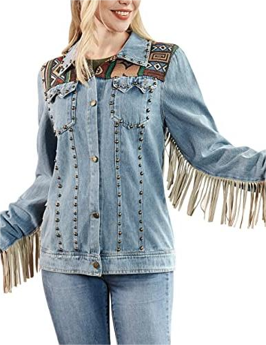 Montana West Women's Motorcycle Outwear Moto Biker Coat