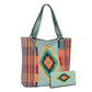 Montana West Women's Aztec Tapestry Concealed Carry Tote Vegan Leather Purses