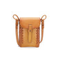 Montana West Real Leather Tooled Collection Crossbody Cellphone Purses