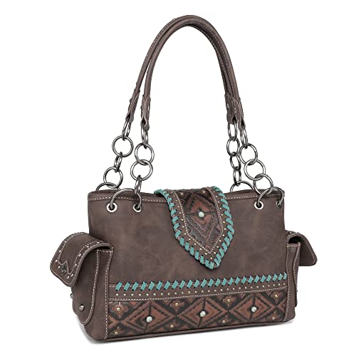 Montana West Aztec Tote Handbags Concealed Shoulder Handbags