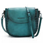 Montana West Real Leather Tooled Collection Crossbody Bag