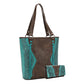 Trinity Ranch Tooling Collection Concealed Carry Fringe Tote for Women