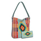 Montana West Women's Aztec Tapestry Concealed Carry Tote Vegan Leather Purses
