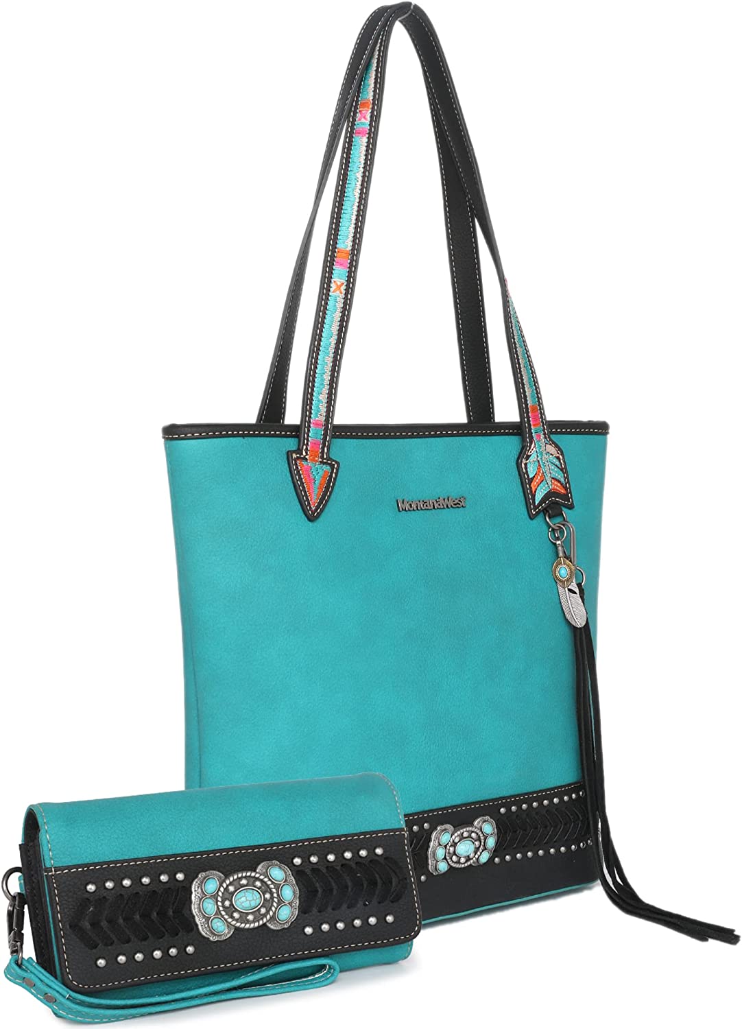 Montana West Concho Collection Western for Women with Tassel handbag